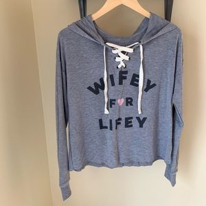 Love & Cherish💍 Wifey Hooded Sweatshirt